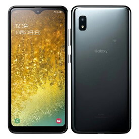 【SIMフリー】Galaxy A20 SCV46 au ブラック 白ロム 中古 スマートフォン
