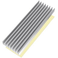 マルチヒートシンク アルミ M.2 SSD 対応 Type2280/2260規格サイズ対応品サイズ幅22x長さ66x厚さ6(mm)ICO…
