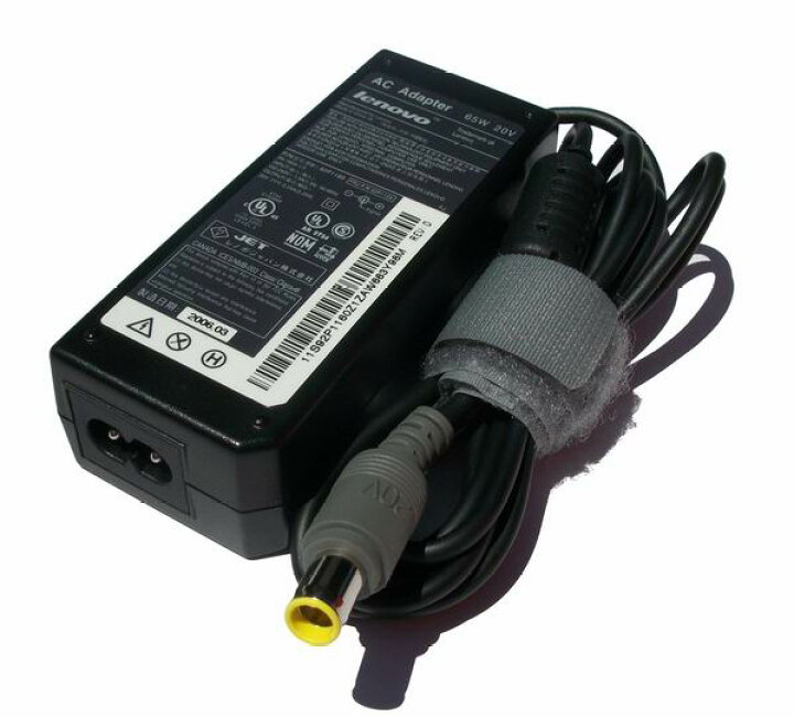 楽天市場】Lenovo 純正 ACアダプタ 65W(20V/3.25A) ThinkPad 旧丸形DC 