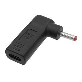 USB PD - DCプラグ変換コネクター 3.5mm径USB PD ACアダプターからDCプラグ3.5-1.35mmへUSB PD ACアダプター変換（PD20V用）USB Type-C(メス) -DCプラグ外径3.5mm内径1.35mmUSBパワーデリバリー（PD20V出力)専用ICON SHOP IC-PD35DC ポスト投函便対応