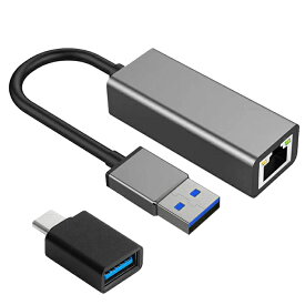 【iPhone15 Pro、スイッチ対応】USB3.0 LAN 変換 アダプタ 1000Mbps ギガビット対応 USB3.0(オス)-LAN(メス)SSA SU3-GBLAN2C Windows/Mac OS 対応 USB-C(外部ネットワーク対応) スマートフォン・タブレット 対応