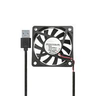 USB 角型 冷却ファン60mm x 60mmサイズICON SHOP IC-UFAN6001-FNFANガード無し