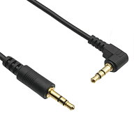 3.5mm 片側L型 オーディオケーブル 25cm3.5mmステレオミニプラグ(L型オス - オス)ICONSHOP IC-YPSF2-LS A…