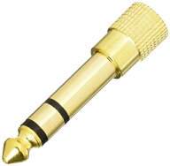 オーディオ 変換プラグ3.5mm→6.3mm6.3mmステレオプラグ(オス)-3.5mmステレオミニプラグ(メス)エスエスエ…