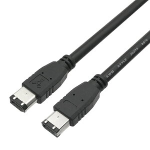 IEEE1394 6�s��-6�s�� �P�[�u�� 1.8mFireWire 400 iLink DV�[�q�yCOMON�zIE66-18IEEE1394a�P�[�u�� ���[���֑Ή�