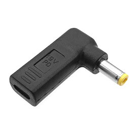USB PD - DCプラグ変換コネクター 5.5mm径USB PD ACアダプターからDCプラグ5.5-2.5mmUSB PD ACアダプター変換USB Type-C(メス) -DCプラグ外径5.5mm内径2.5mm USBパワーデリバリー（PD)専用ICON SHOP IC-PD55DC ポスト投函便対応