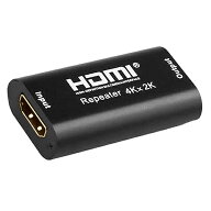 4K対応 HDMI リピーター HDMI延長ブースター HDMI TypeA(メス-メス)延長によるHDMI信号の減衰を補正・増…
