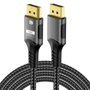 yDP2.1z DisplayportP[u 1~5m DisplayPort (IX) - DisplayPort (IX) fBXvC|[g P[u4K / 8K / 16K Ή ő80GbpsΉf[^]ΉQ[~OPC AMD NVDIAOtBbN{[hΉ