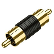 RCA 延長コネクタRCAピン(オス-オス)COMON IC-R-MMジョイントアダプタ【RCP】メール便対応