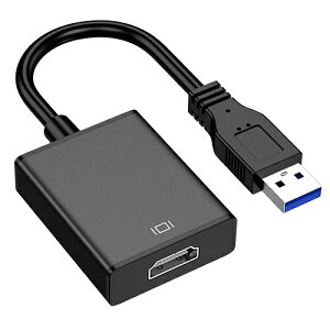 USB 3.0 to HDMI ϊ A_v^[USB3.0(IX)- HDMI(^CvA(X))GXGXG[T[rX IC-SU3HD1080 1080PΉ HDMIo }`j^[Windows7/8/10Ή