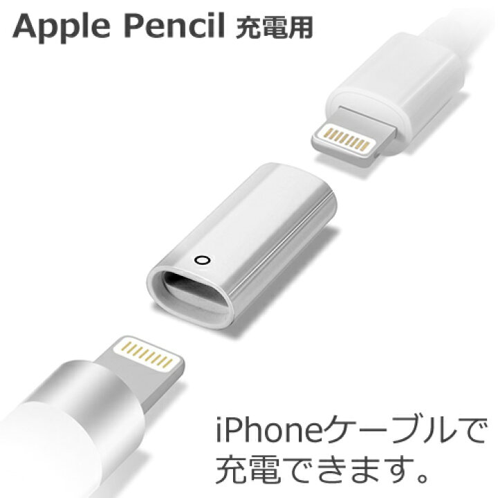 レビューで送料無料】 Apple Pencil 充電アダプター アップルペンシル専用充電変換アダプタ