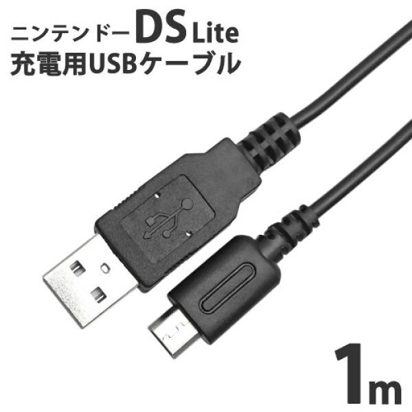 ニンテンドー DS Lite 専用 USB充電ケーブル 1.0m  ICONSHOP IC-DSL01【ポスト投函便対応】【RCP】 土日も毎日発送中