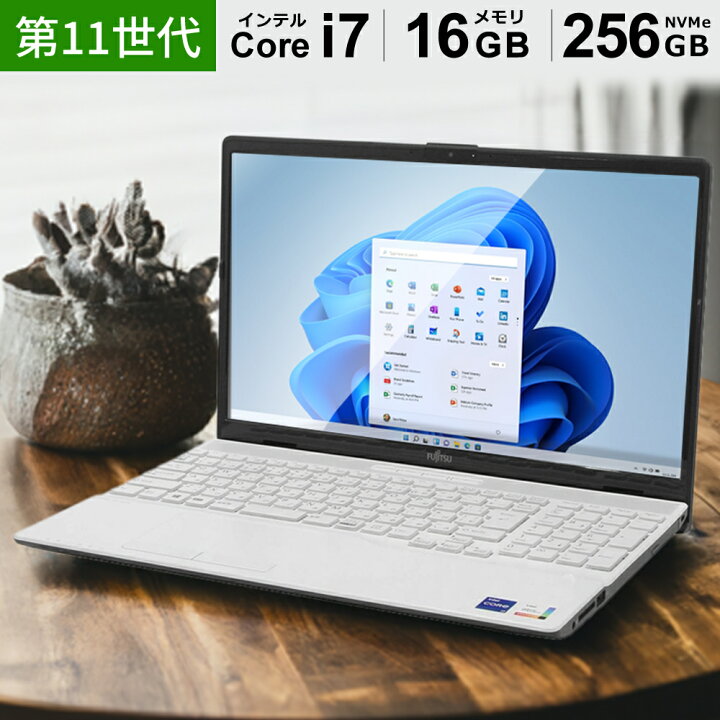 ☆美品・富士通 LIFEBOOK☆最強Core i7/4GB/500GB/WEBカメラ/オフィス 
