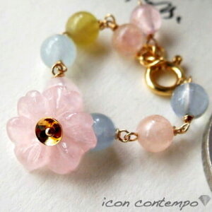 K18YG KiCg Ԓ O mTN\E 2.3ct AWX^[`F[O sNANA} }`J[x 'Primula Flower'