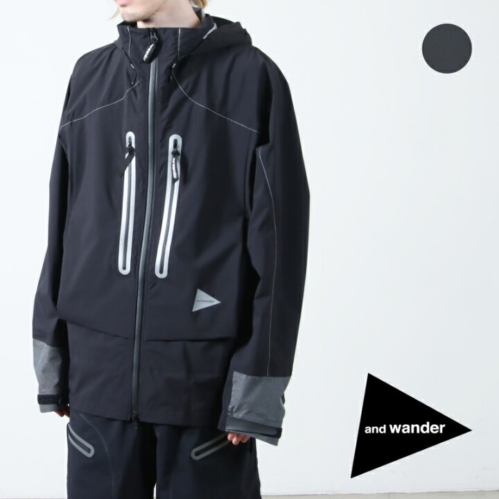 楽天市場】and wander アンドワンダー PERTEX SHIELD rain jacket パー 