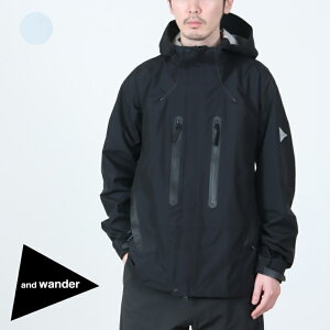 and wander (�A���h�����_�[) 2.5L hiker rain jacket / 2.5L �n�C�J�[���C���W���P�b�g