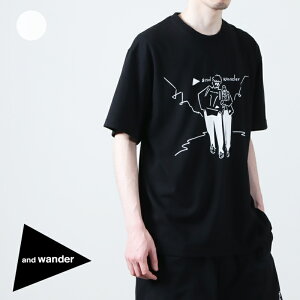 and wander �A���h�����_�[ Yu Nagaba printed T ����Y�v�����gT�V���c