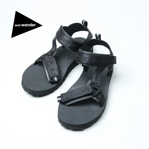 �y30% OFF�z and wander �A���h�����_�[ Ny JQ tape sandals �i�C�����W���K�[�h�e�[�v�T���_��