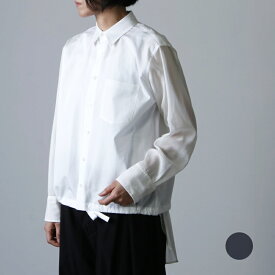 【60% OFF】 beautiful people ビューティフルピープル cotton typewriter drawstring shirt コットンタイプライタードローストリングシャツ