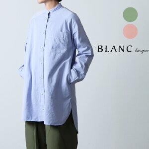 blanc basque 異素材 シャーリング ブルゾン シャツ オフ白 F ブラン 