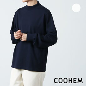 COOHEM (コーヘン) Yonetomi NEW BASIC GARMENT DYED T-SHIRT MOCK NECK / ガーメントダイTシャツ モックネック