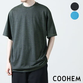 COOHEM (コーヘン) Yonetomi NEW BASIC GARMENT DYED BORDER T-SHIRT / ヨネトミ ニューベーシックガーメントダイボーダーTシャツ