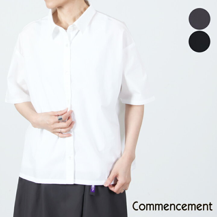 楽天市場】【20% OFF】 Commencement コメンスメント Wide 1/2 shirt 