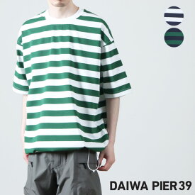 DAIWA PIER39 (ダイワピア39) TECH DRAWSTRING BORDER S/S TEE / テックドローストリングボーダーショートスリーブティー