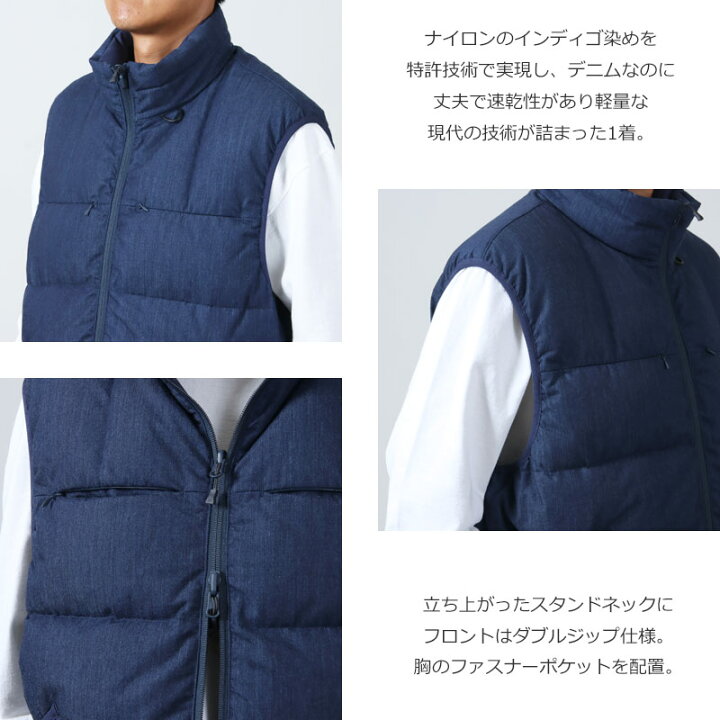 楽天市場】DAIWA PIER39 ダイワピア39 TECH YOSEMITE DOWN VEST DENIM 