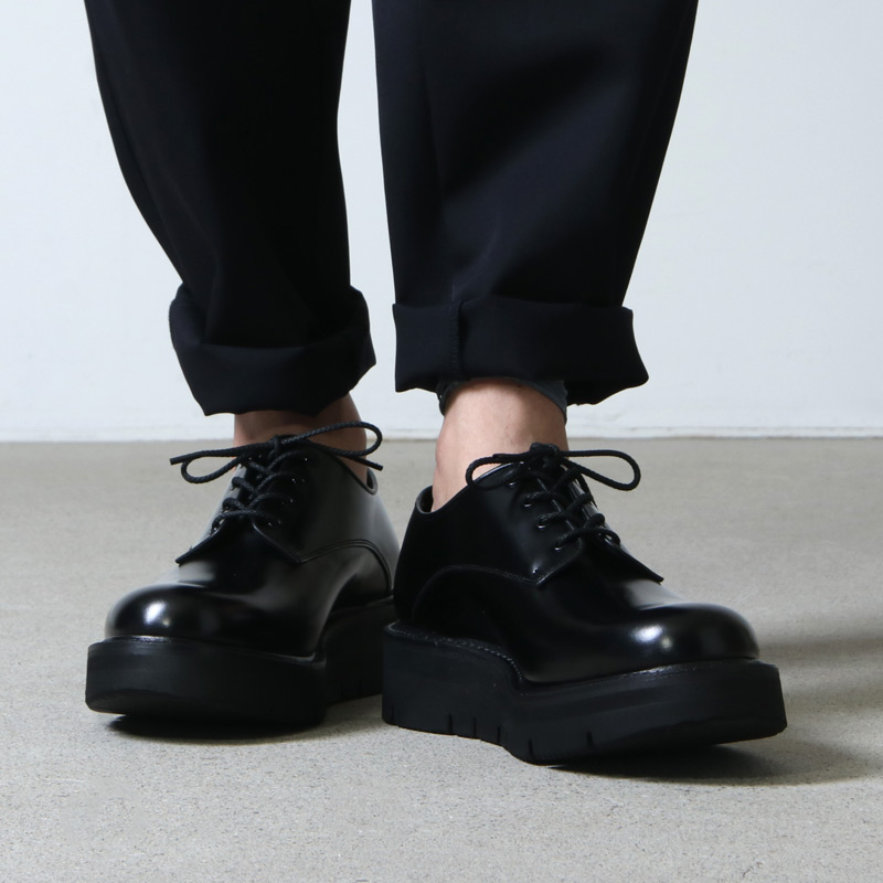 極美品】HYKE ×フットザコーチャー コラボ 革靴 黒 24㎝ size6-