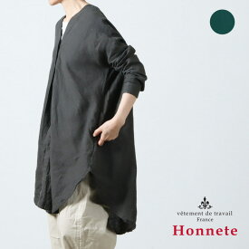 Honnete (オネット) V Long Shirts Cardy / Vロングシャツカーデ