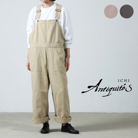 【30% OFF】 ICHI Antiquites イチアンティークス コットンヘリンボーンオーバーオール [2023 FW]