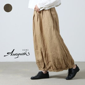 ICHI Antiquites (イチアンティークス) Antiquites noir リネンワイドパンツ