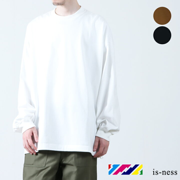 楽天市場】is-ness (イズネス) BALLOON LONG SLEEVE T SHIRT 