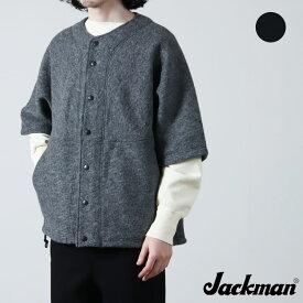 【30% OFF】 Jackman ジャックマン Wool Watch Shirt ウールウォッチシャツ [2023 FW]