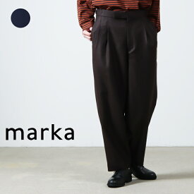 【20% OFF】 marka マーカ OFFICER PANTS 2TUCK WIDE オフィサーパンツ 2タックワイド [2023 FW]
