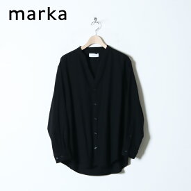 【20% OFF】 marka マーカ BAND COLLAR SKIPPER SHIRT バンドカラースキッパーシャツ [2023 FW]