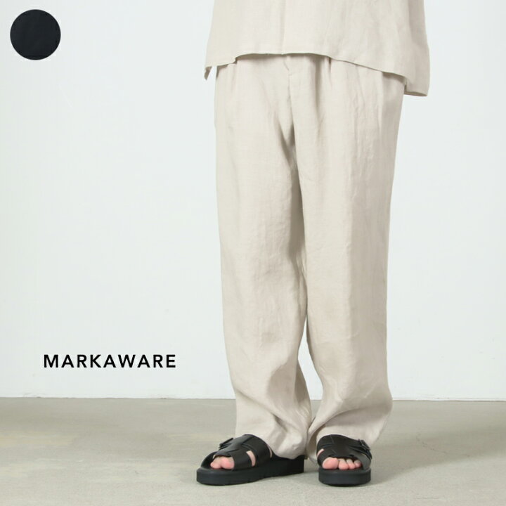 楽天市場】MARKAWARE マーカウェア ヘンプ細布 ダブルプリーテッド 