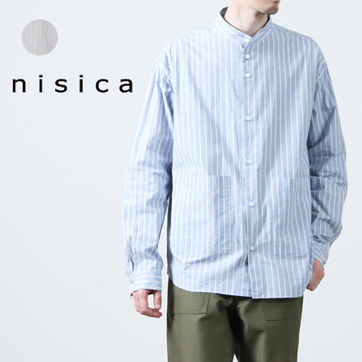 楽天市場】【30% OFF】 nisica ニシカ ルーズフィットバンドカラー