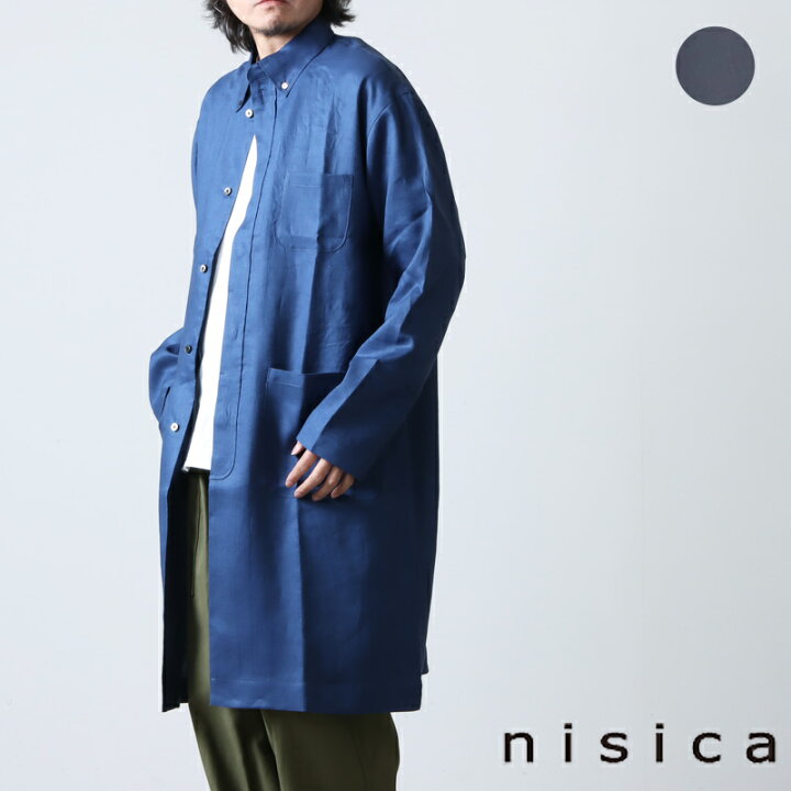 楽天市場】【30% OFF】 nisica ニシカ ボタンダウンコート リネン 