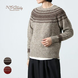 【20% OFF】 NOR'EASTERLY ノア イースターリー L/S WIDE NECK 2TONE NORDIC ワイドネック2トーンノルディック [2023 FW]