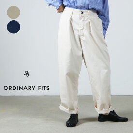 Ordinary Fits (オーディナリーフィッツ) TUCK WIDE PANTS #UNISEX size28 / タックワイドパンツ（ユニセックス）28インチ