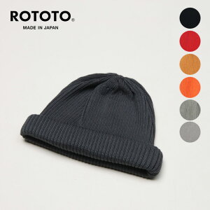 RoToTo (���g�g) COTTON ROLL UP BEANIE / �R�b�g�����[���A�b�v�r�[�j�[