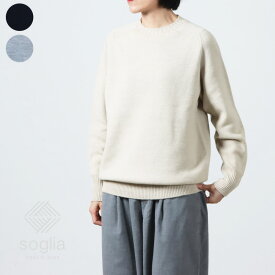 【30% OFF】 Soglia ソリア WEANERS Seamless Sweater ウールシームレスセーター [2023 FW]