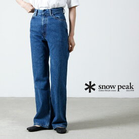 【30% OFF】 snow peak スノーピーク Three Pockets Jeans Wide スリーポケットジーンズワイド