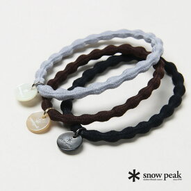 snow peak (スノーピーク) Logo-charm Hair tie / ロゴチャームヘアタイ