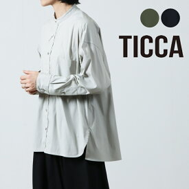 【30% OFF】 TICCA ティッカ ノーカラースクエアビッグシャツ [2023 FW]