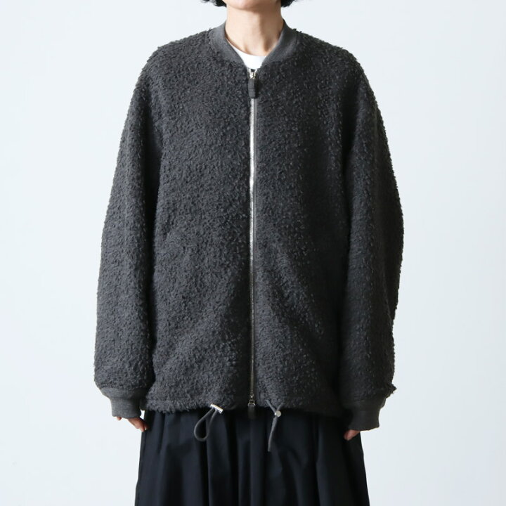 楽天市場】【40% OFF】 unfil アンフィル wool-boa bomber jacket 