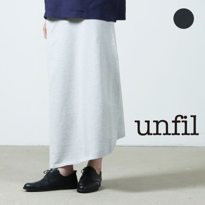 楽天市場】【30% OFF】 unfil アンフィル stretch organic cotton midi  