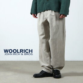 WOOLRICH (ウールリッチ) WOOL LINEN WIDE TAPERED PANTS / ウールリネンワイドテーパードパンツ